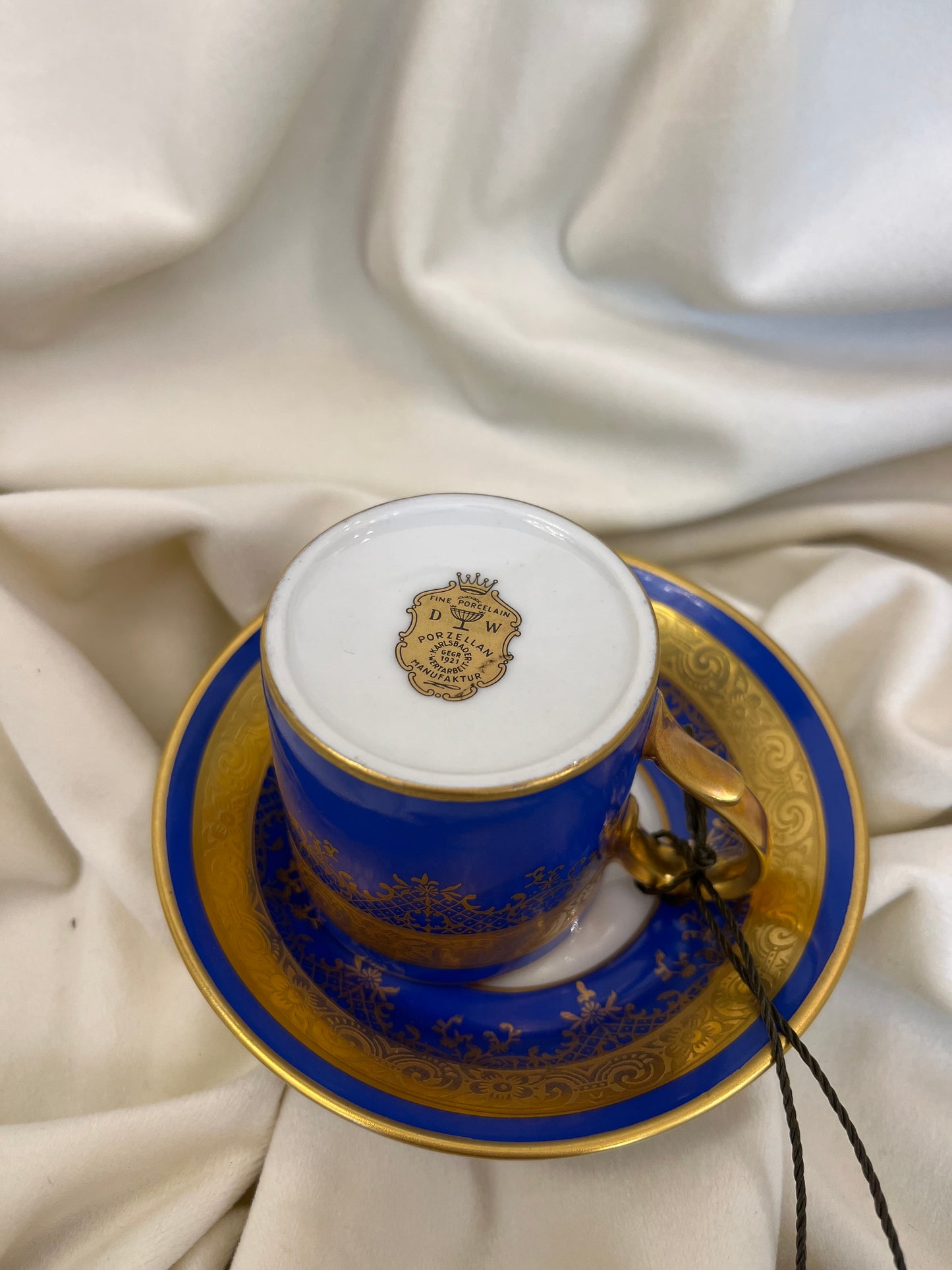 Karlsbader manufaktūros kavos puodelis