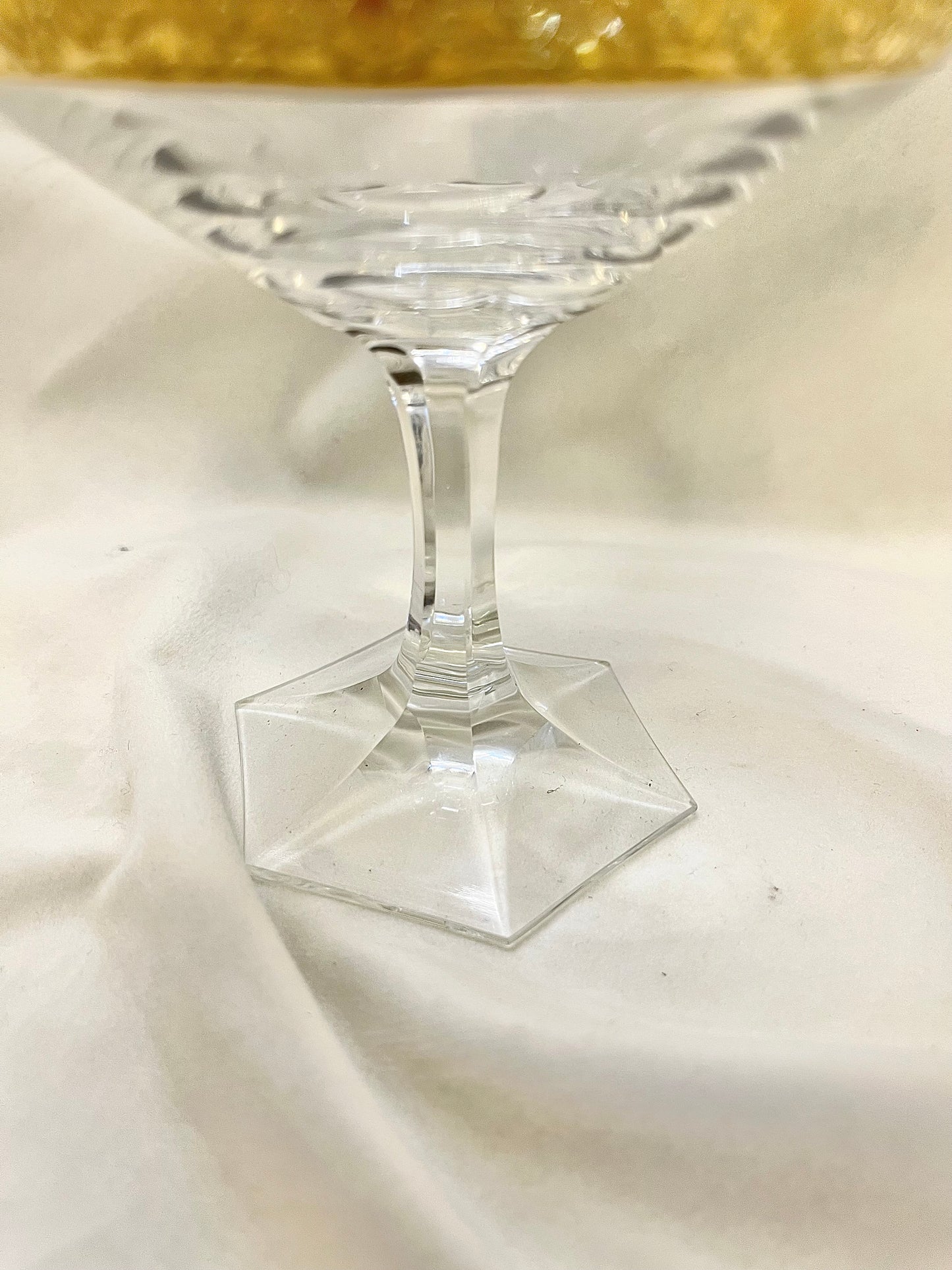 „Moser“ šampano taurė su auksavimu (yra keli vnt.)