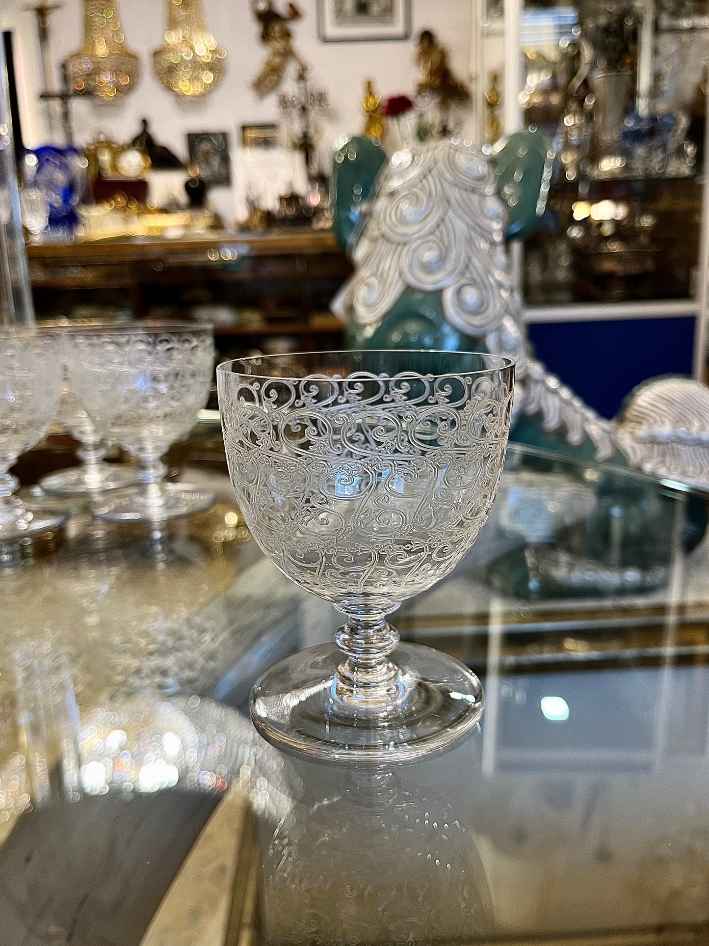 Baccarat “Rohan” taurės su grafinu
