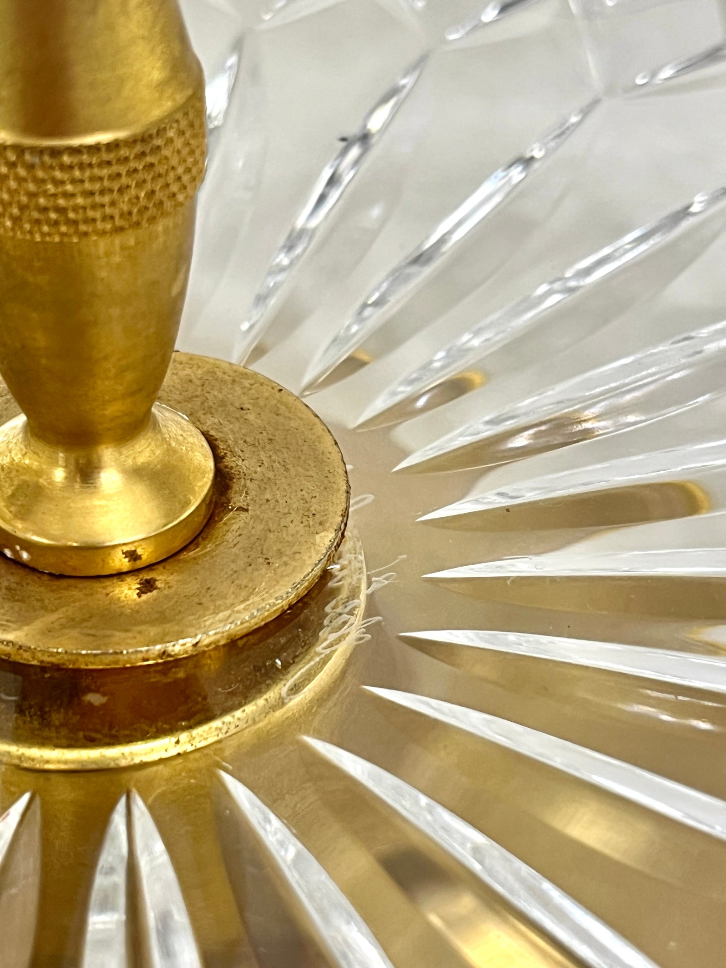 Krištolinis, trijų aukštų Val Saint Lambert indas