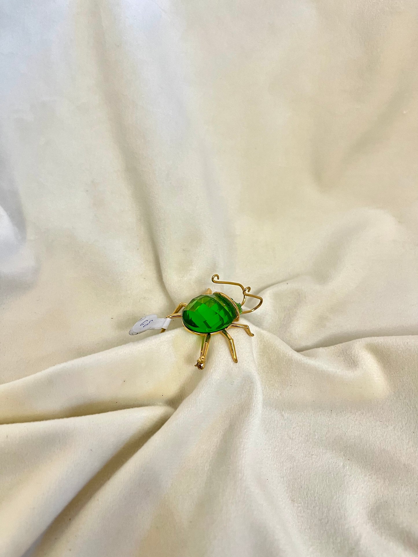 Auksuota sidabrinė Swarovski sagė