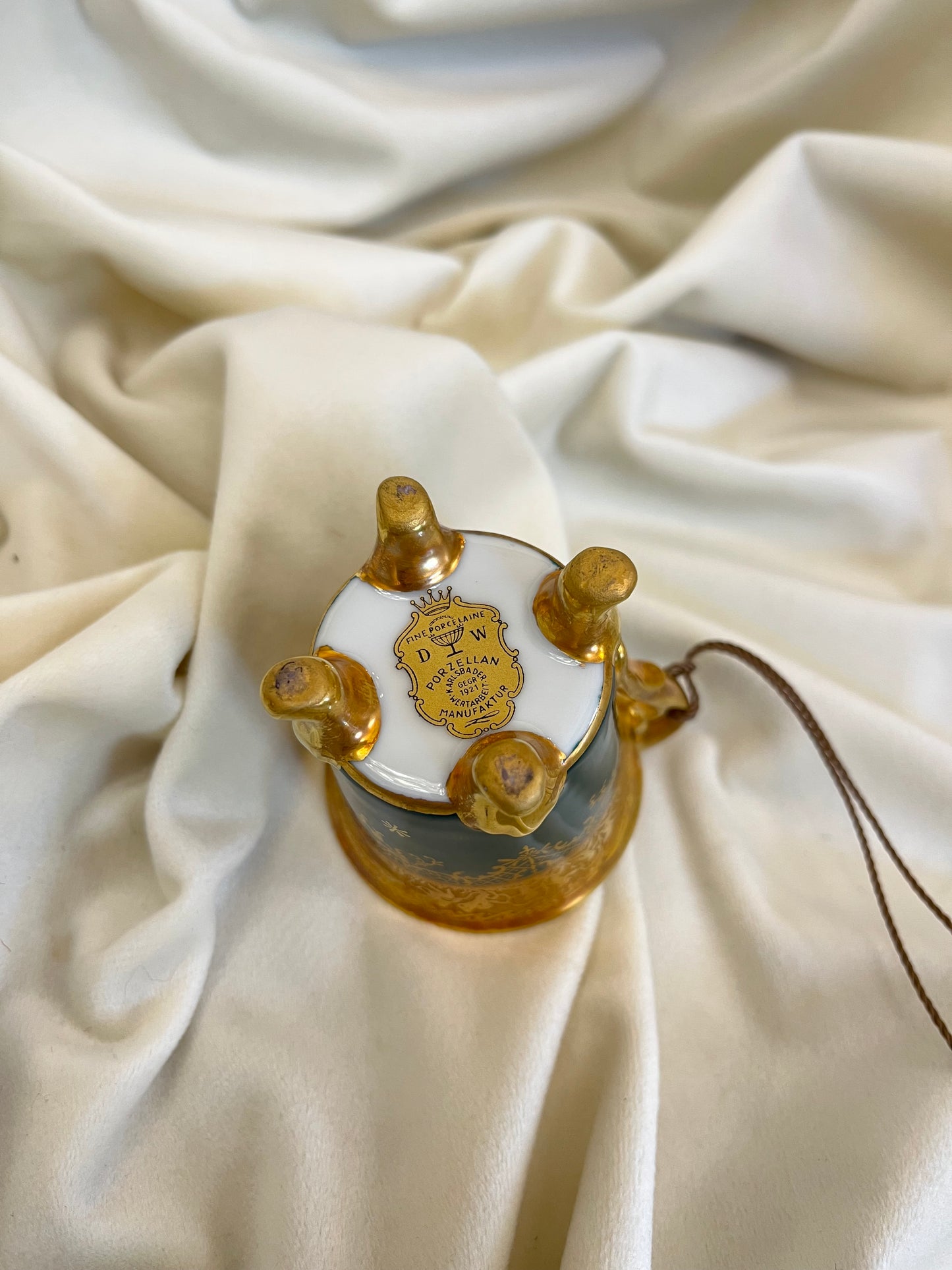 Karlsbader manufaktūros porcelianinis espresso kavos puodelis