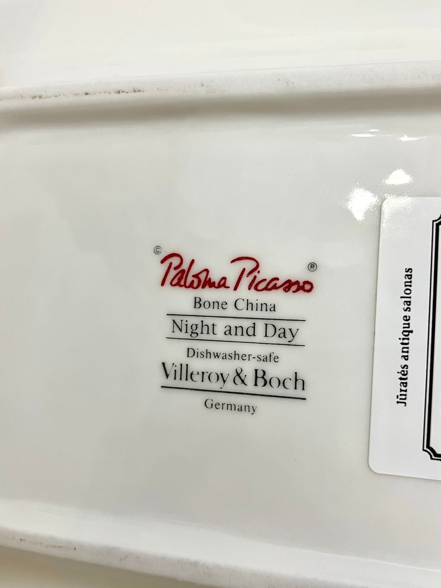 Villeroy & Boch porcelianinė peleninė „Night and Day“ pagal Paloma Picasso