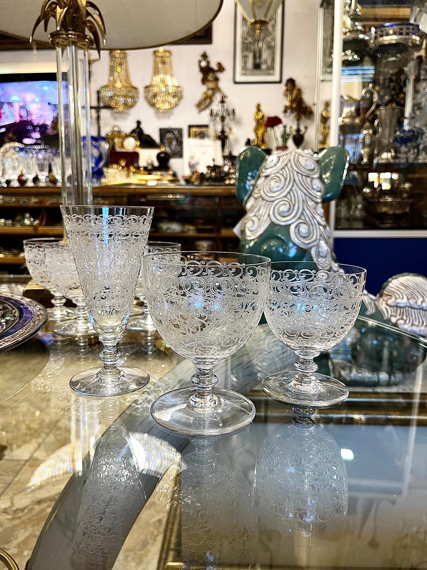 Baccarat “Rohan” taurės su grafinu