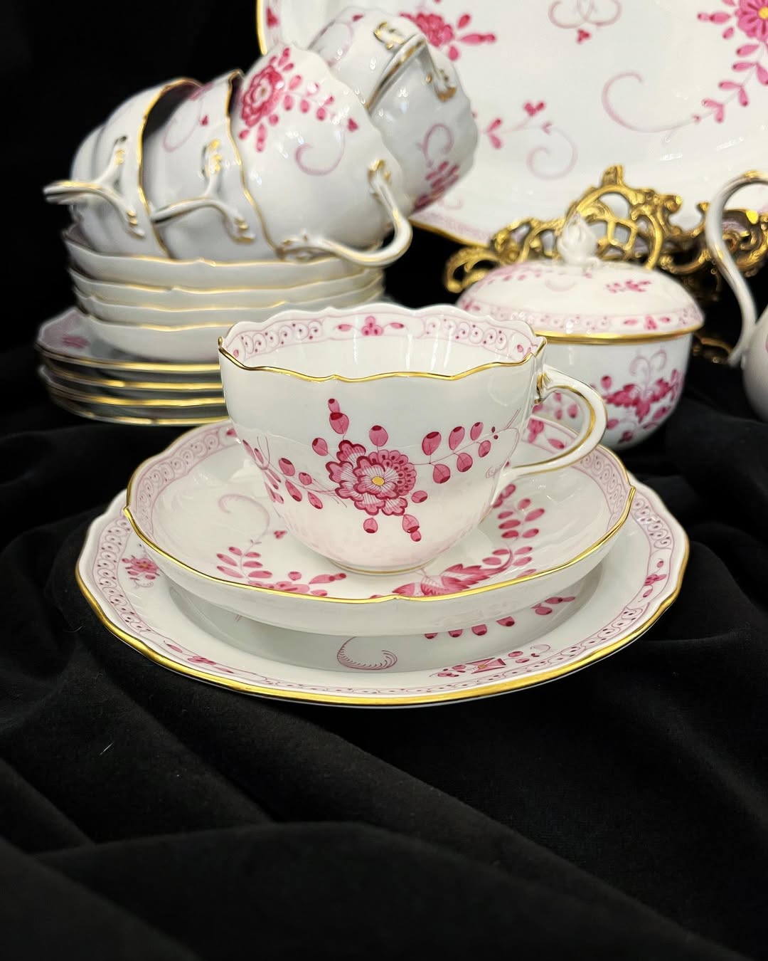 Meissen "Indian flower" arbatos/ kavos komplektas