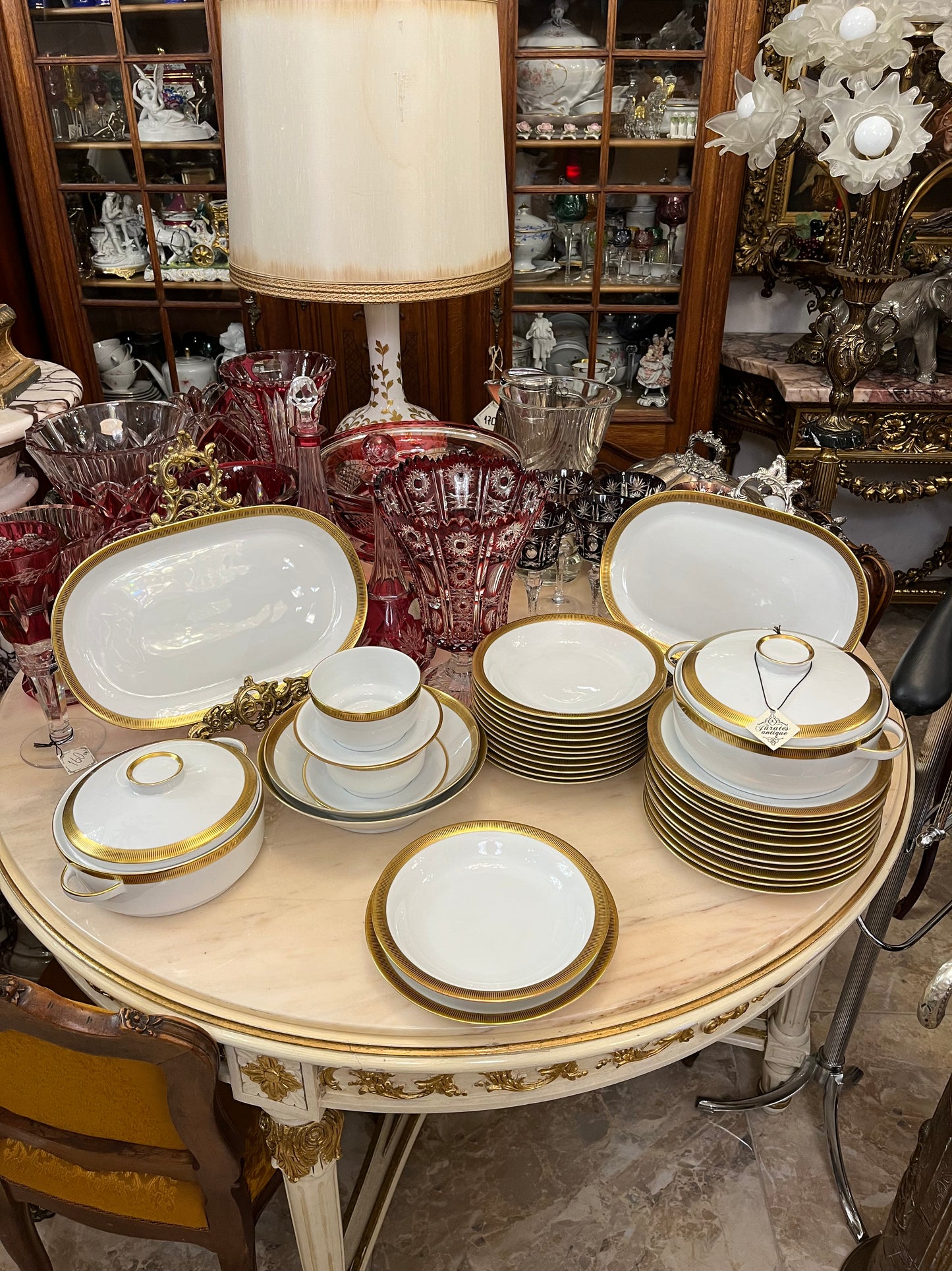 Bavaria Johann Seltmann Vohenstrauss porceliano pietų servizas 12-ai asmenų