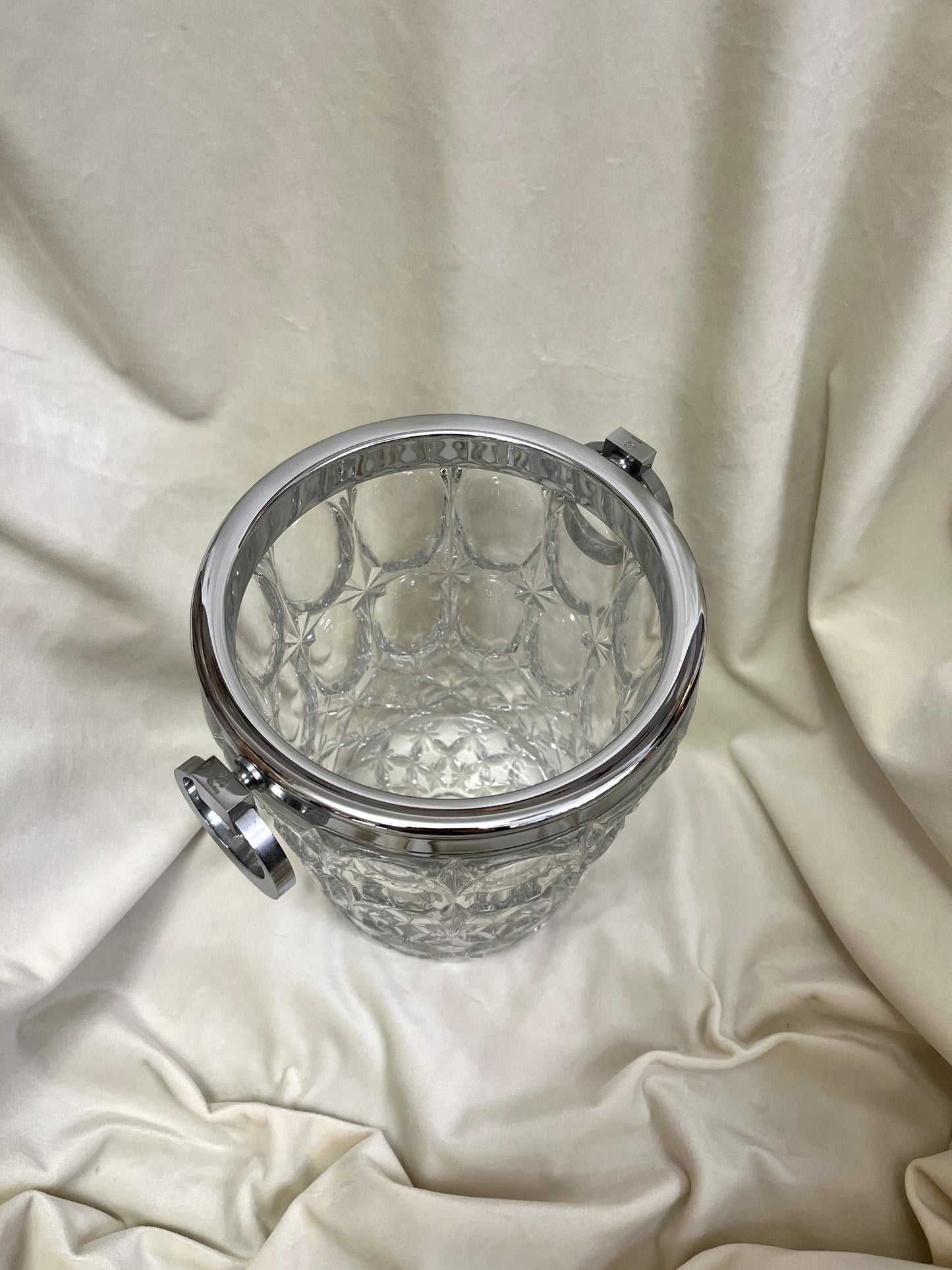 „Argenterie Le Crabe“ Art Deco stiliaus krištolo šampano šaldytuvas