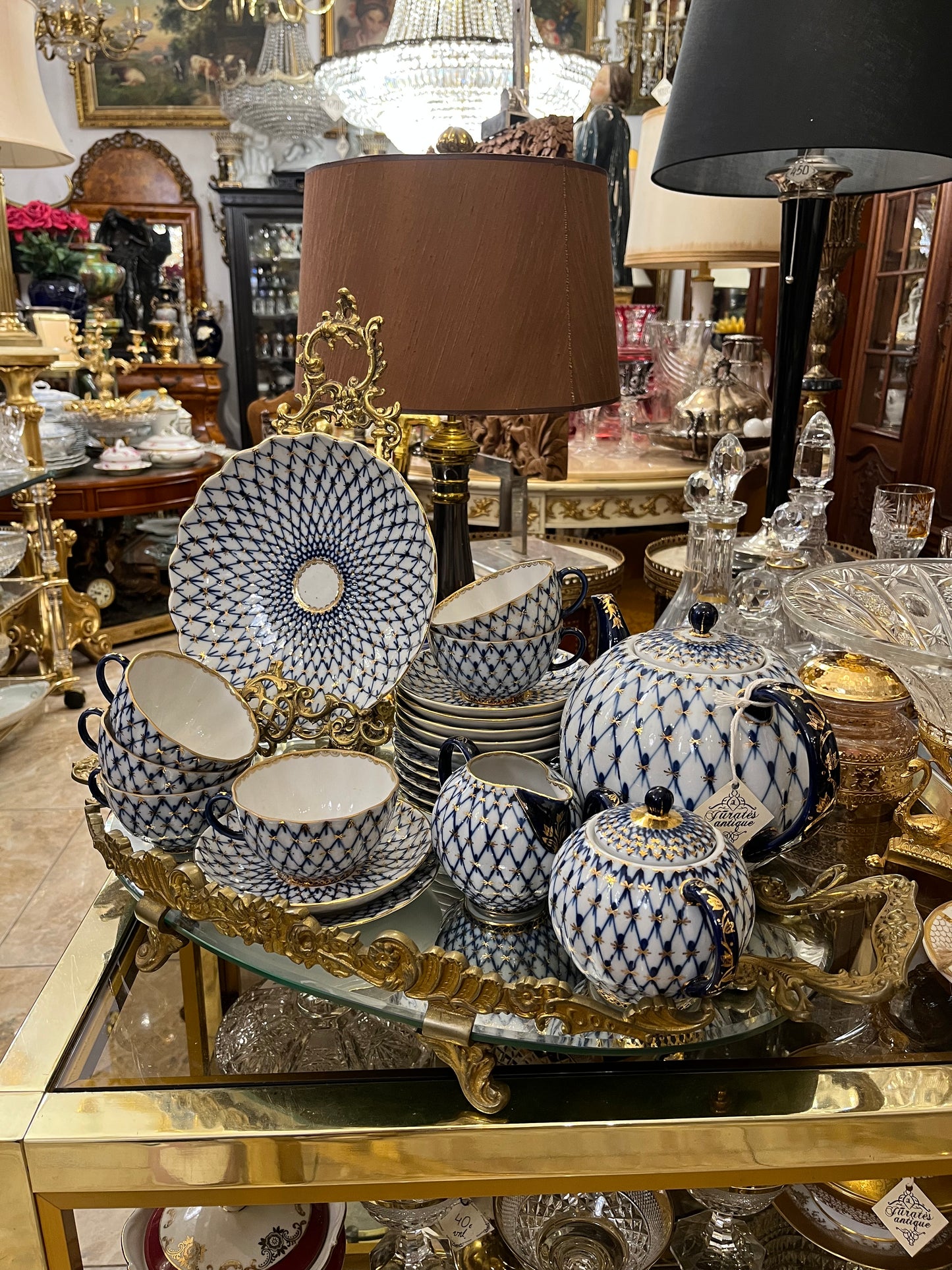 22 dalių Lfz “Lomonosov” kavos / arbatos servizas