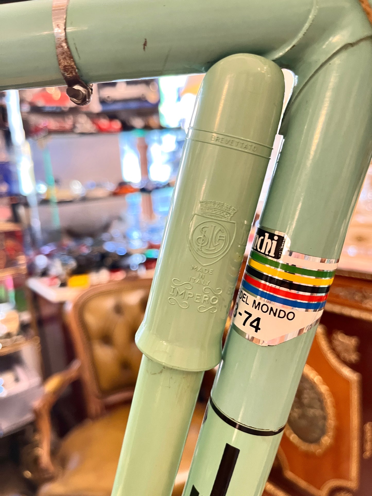 Vintažinis Bianchi Rekord 746 dviratis
