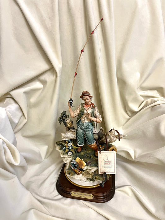 Capodimonte porceliano skulptūra “Žvejys”