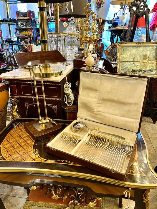 Sidabru dengti “Christofle” stalo įrankiai