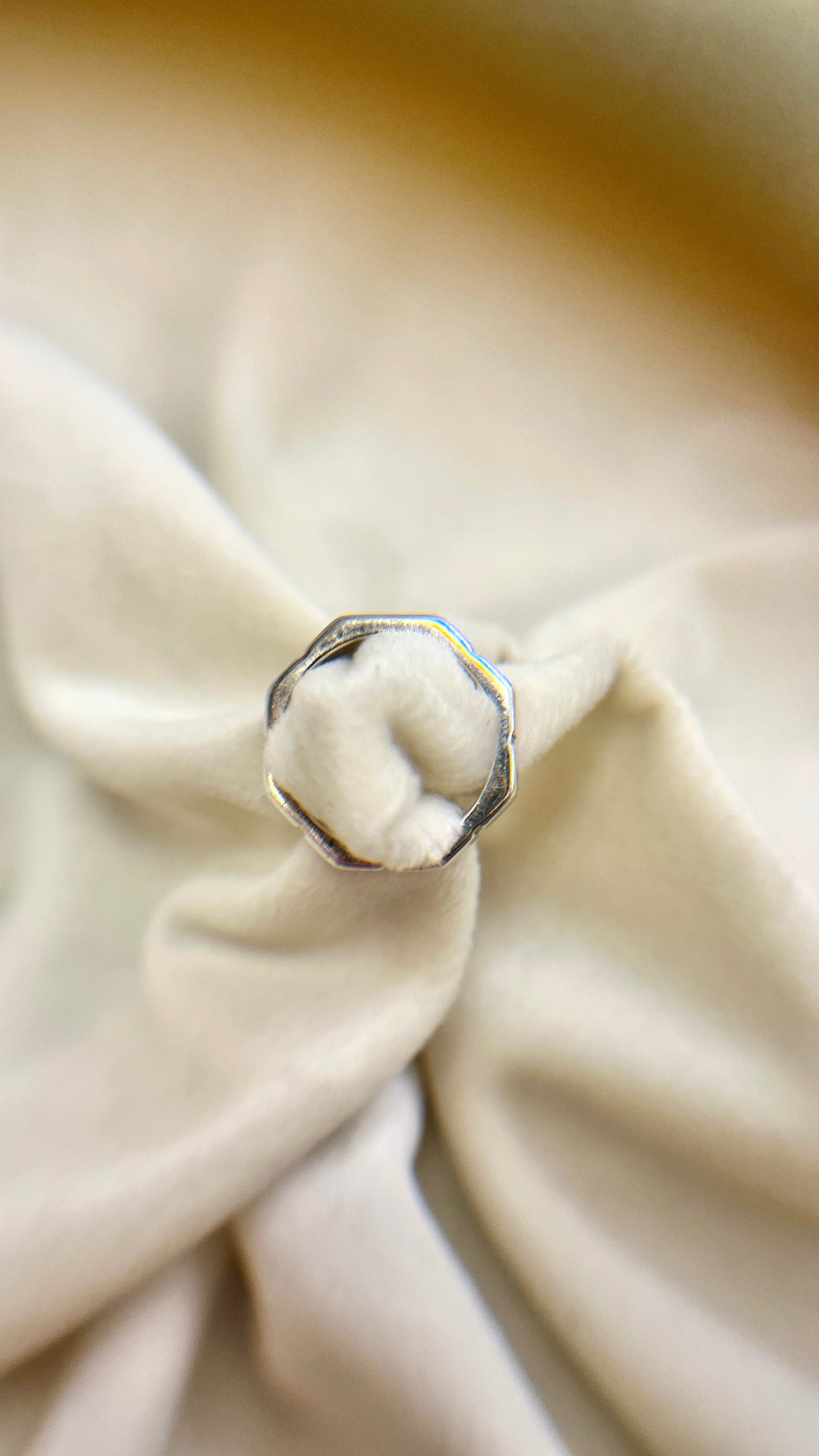 Yves Saint Laurent sidabrinis žiedas