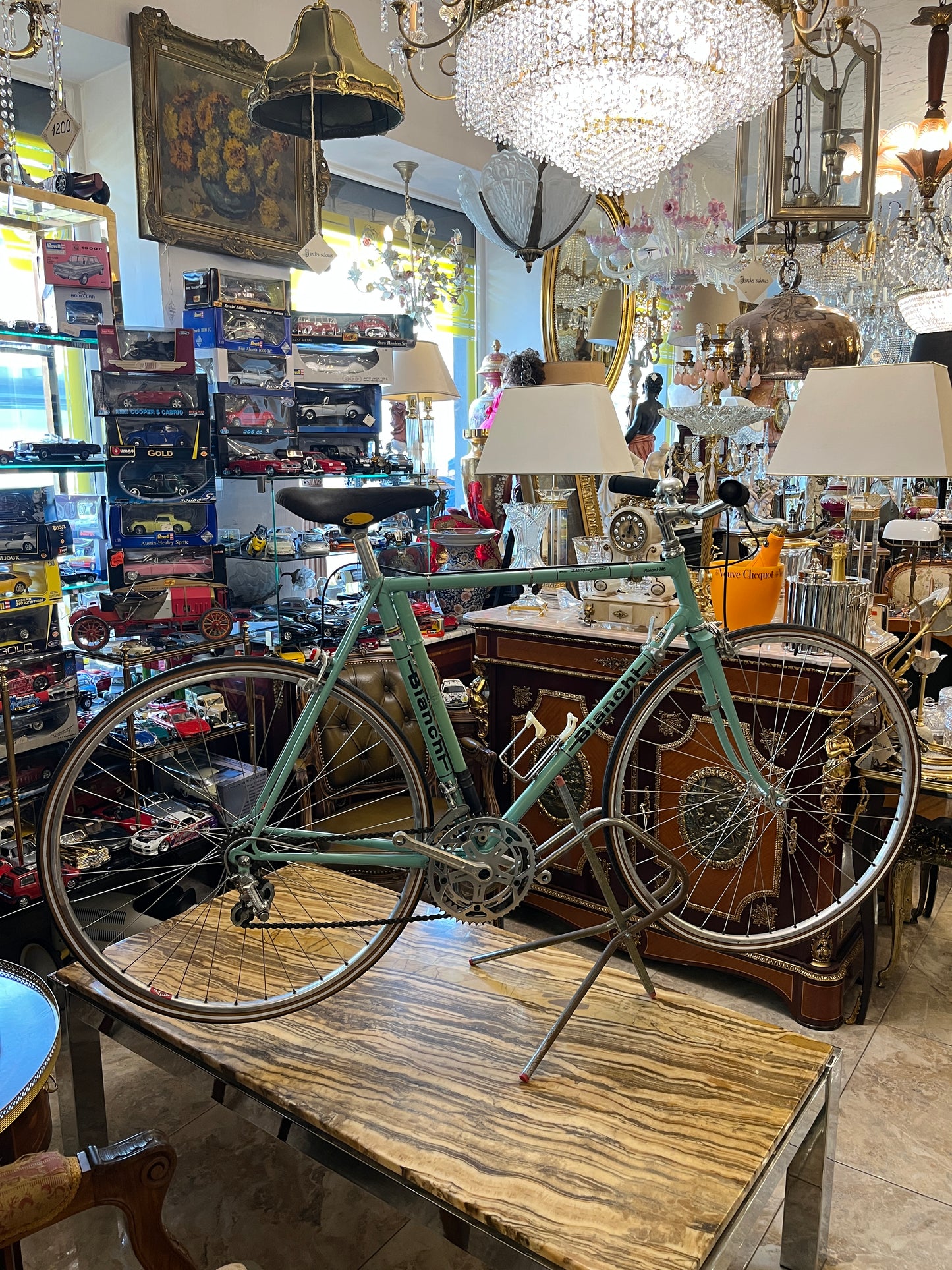 Vintažinis Bianchi Rekord 746 dviratis