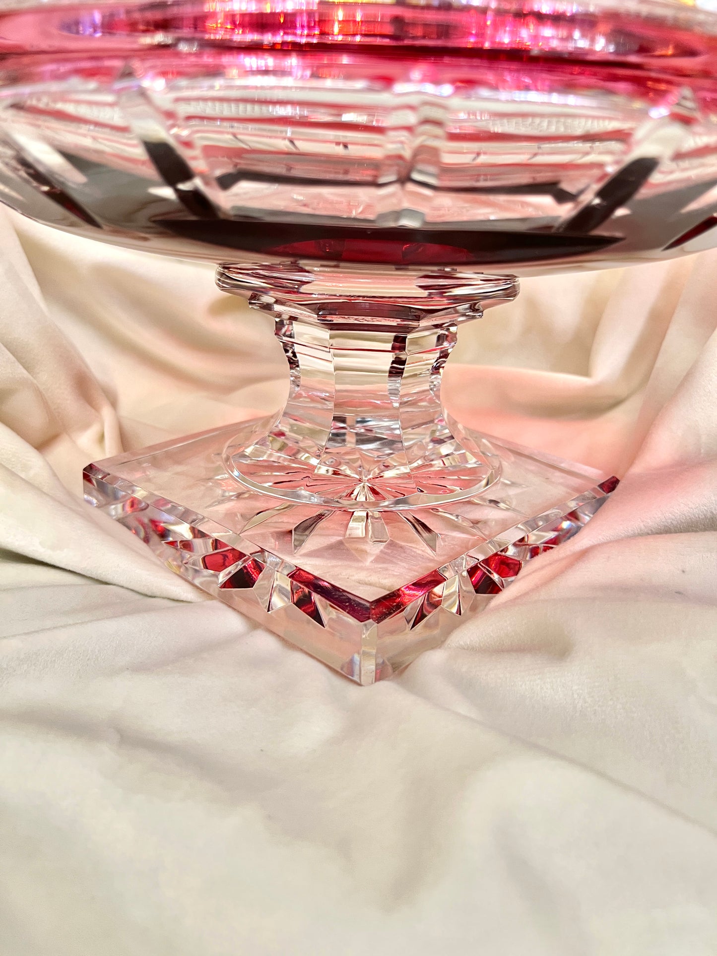 Val Saint Lambert limituoto leidimo krištolo indas