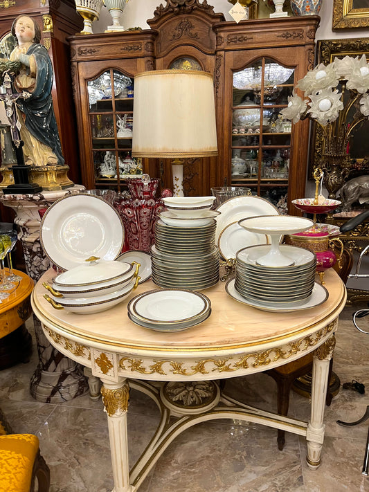 Limoges porceliano pietų servizas 12-ai