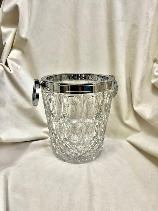 „Argenterie Le Crabe“ Art Deco stiliaus krištolo šampano šaldytuvas