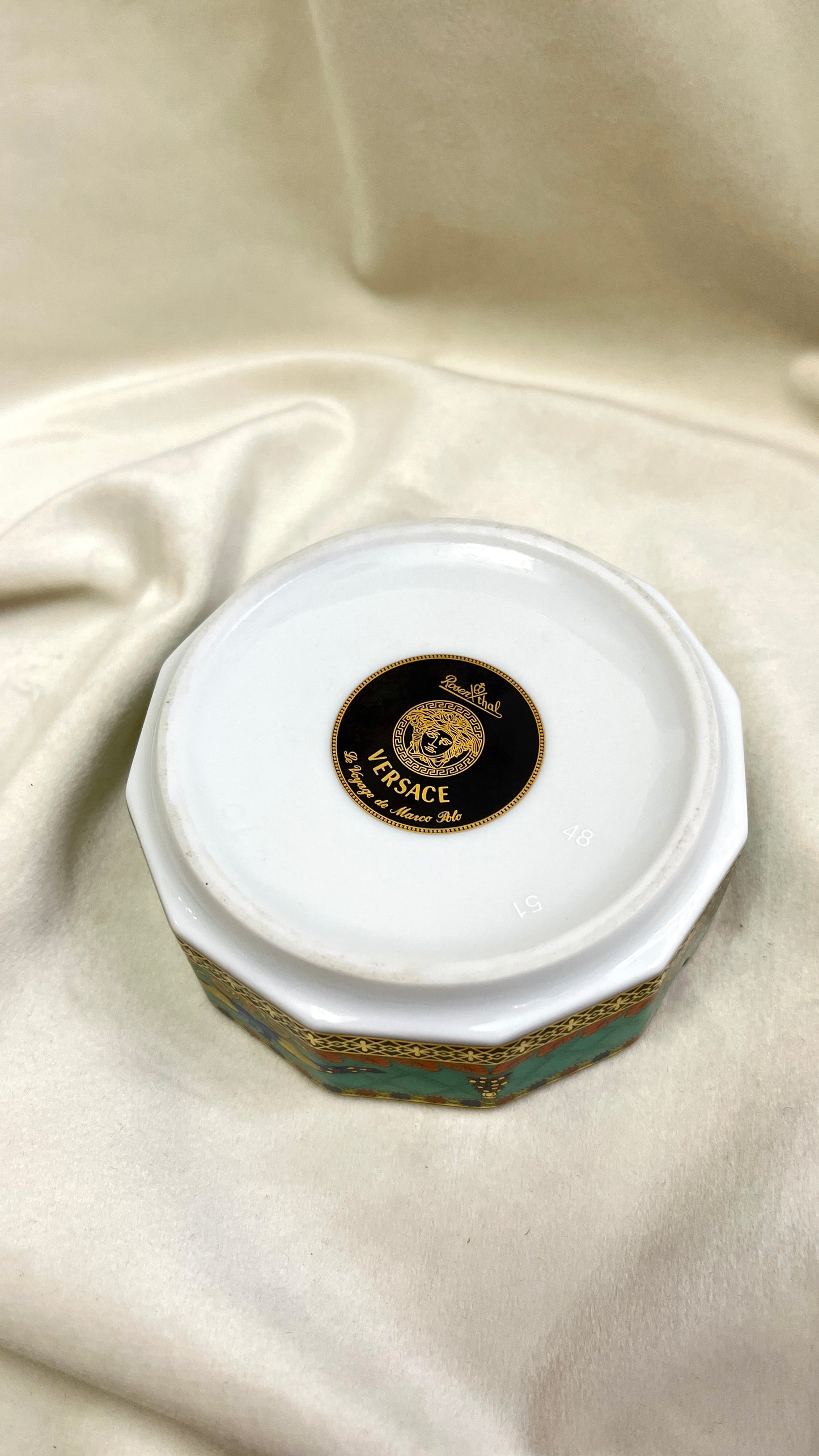 Rosenthal Versace "Le Voyage de Marco Polo" porcelianinė peleninė