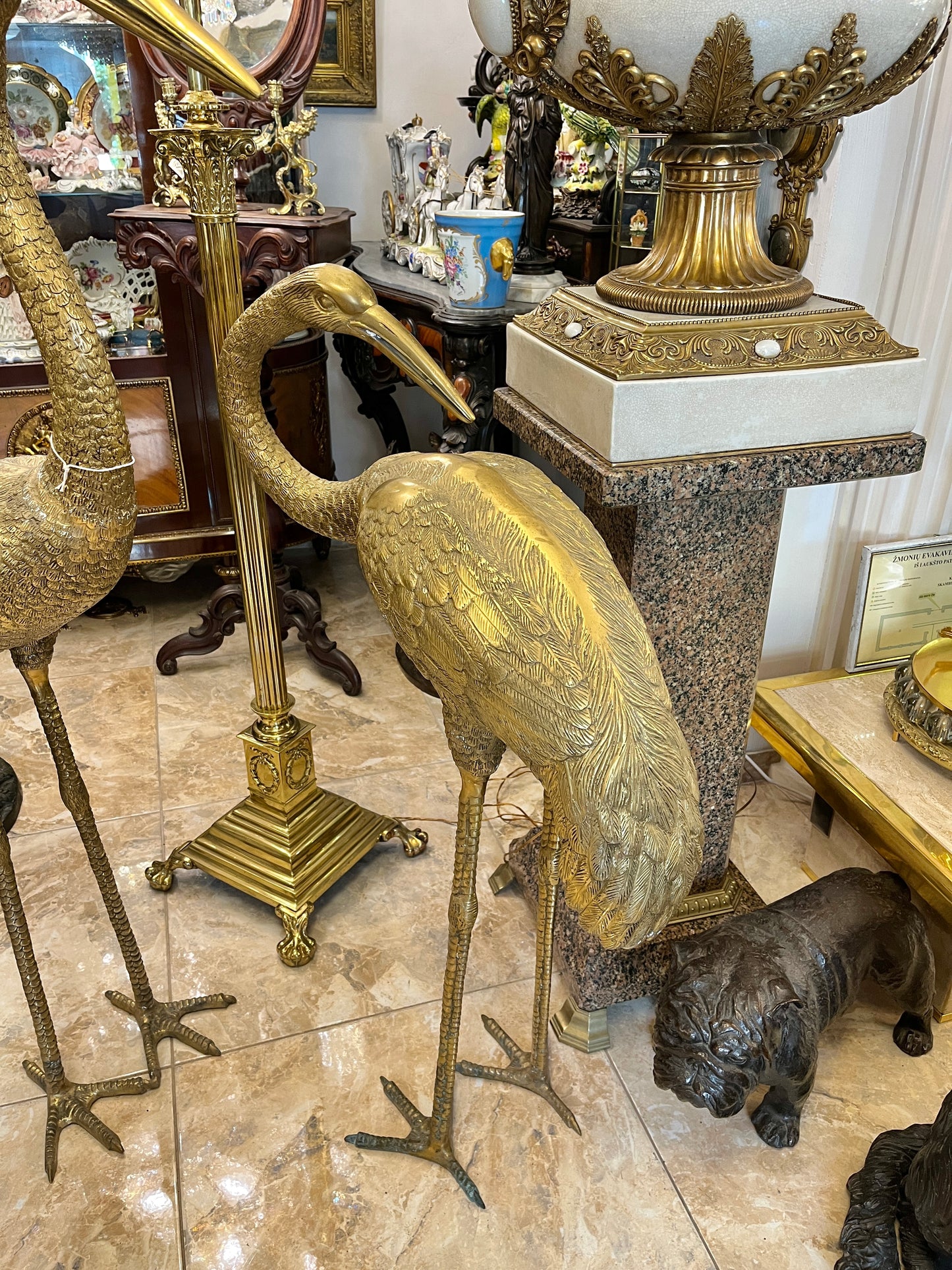 Masyvios gervių poros figūros