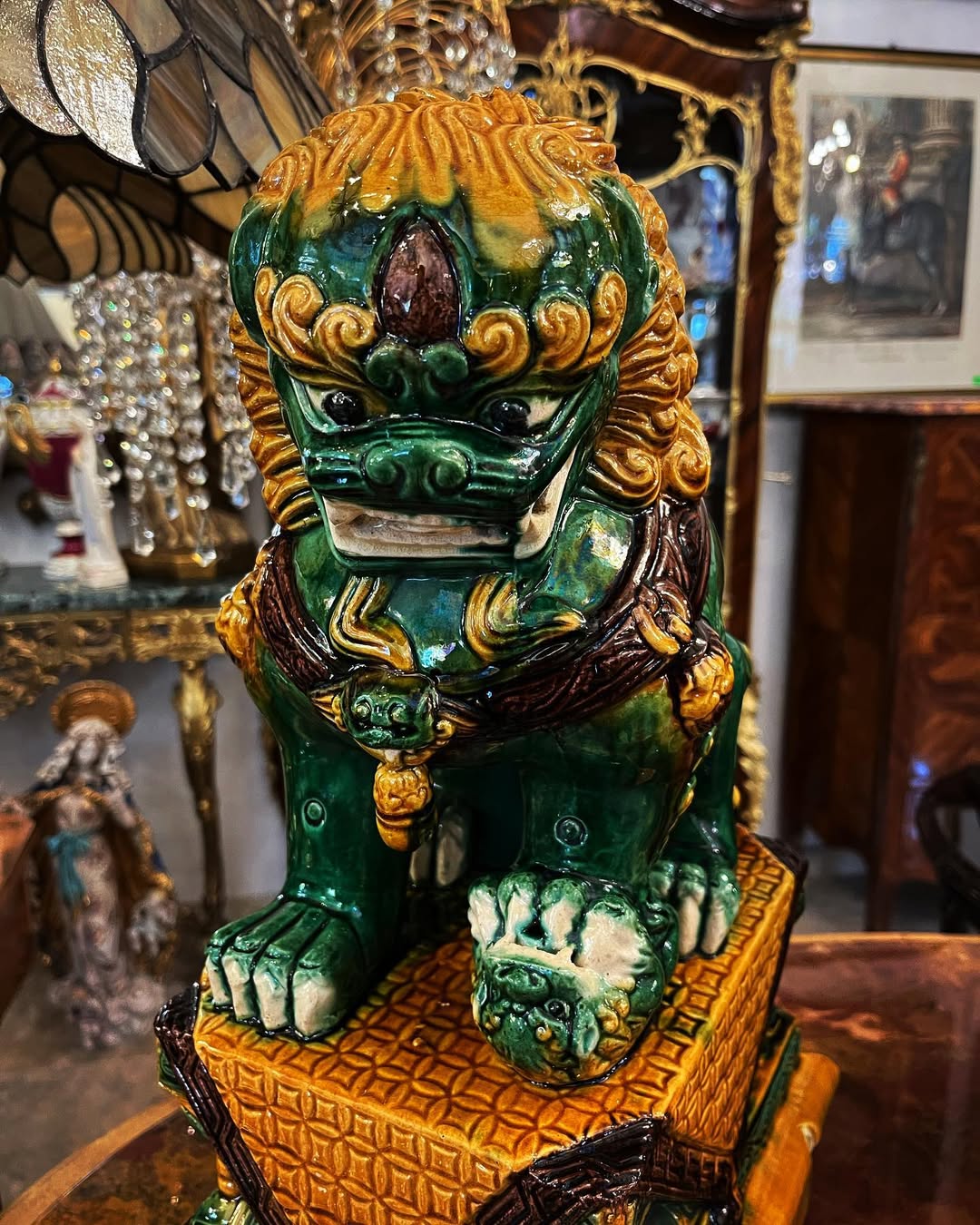 pora foo dogs / liūtų skulptūrų