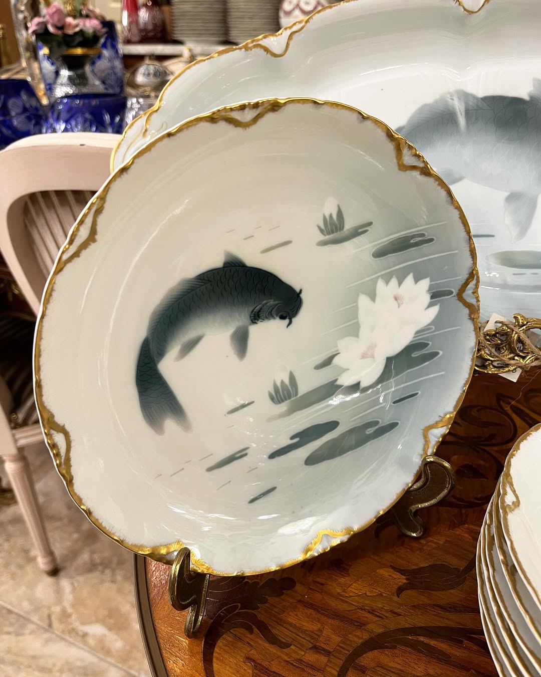 Royal Copenhagen komplektas žuviai